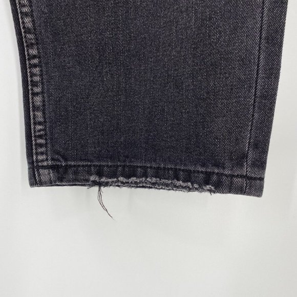 The People Vs. Men's Lithium Jeans Distressed sz 34 Wasted Black Bandana Cropped - Picture 5 of 10